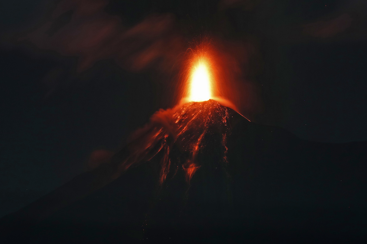 Fotos Erupción Volcán Fuego Guatemala Lava