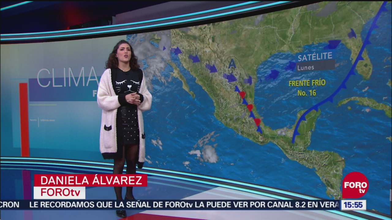 El Clima ‘A las Tres’ con Daniela Álvarez del 10 de diciembre de 2018