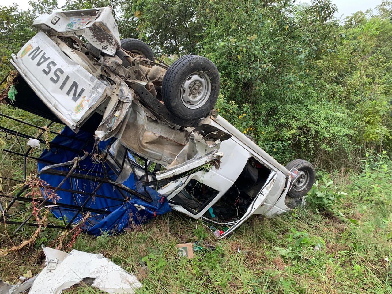 Al menos 19 peregrinos lesionados tras accidente vehicular en Chiapas