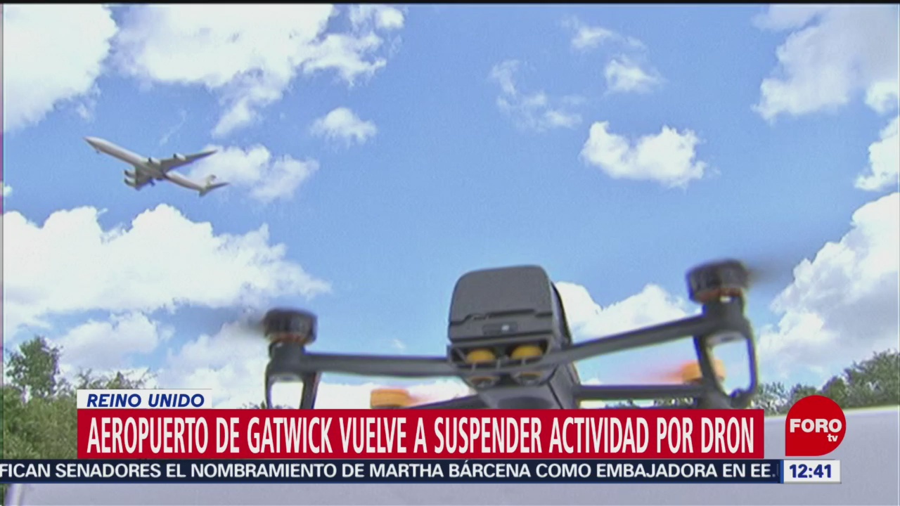 Aeropuerto de Gatwick suspende operaciones por dron