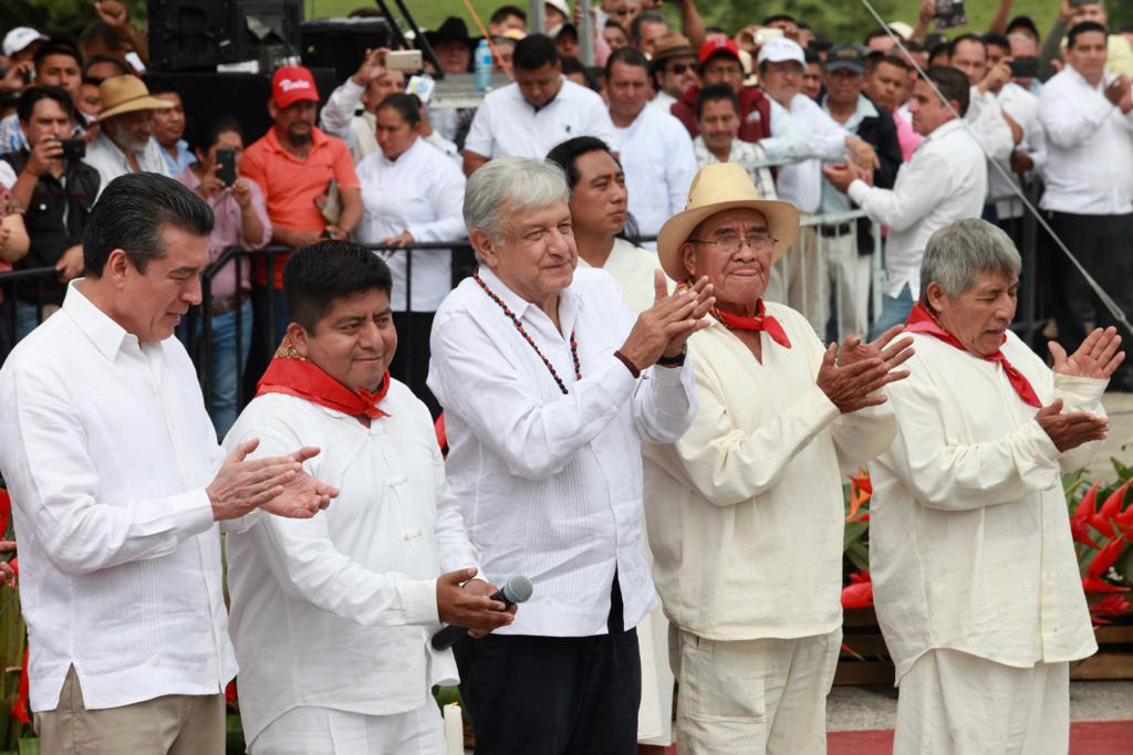 AMLO pone en marcha proyecto de Tren Maya en Chiapas