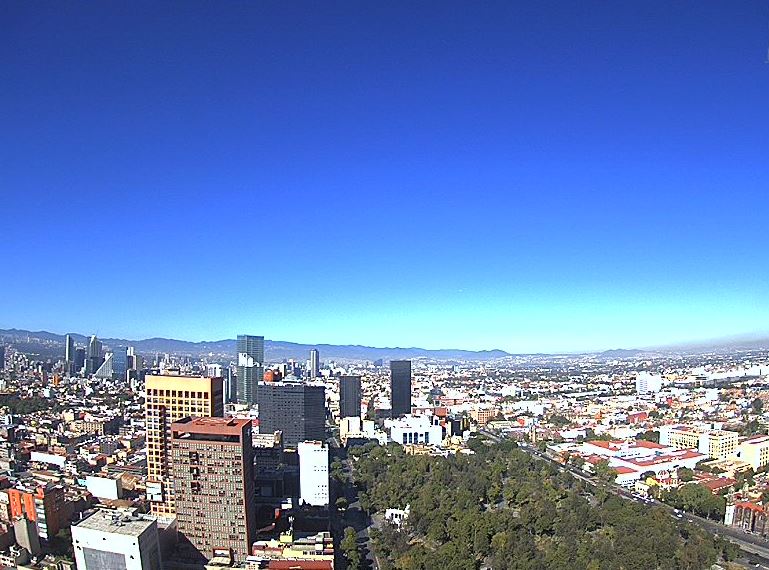 Prevén cielo despejado y sin lluvias en la Ciudad de México