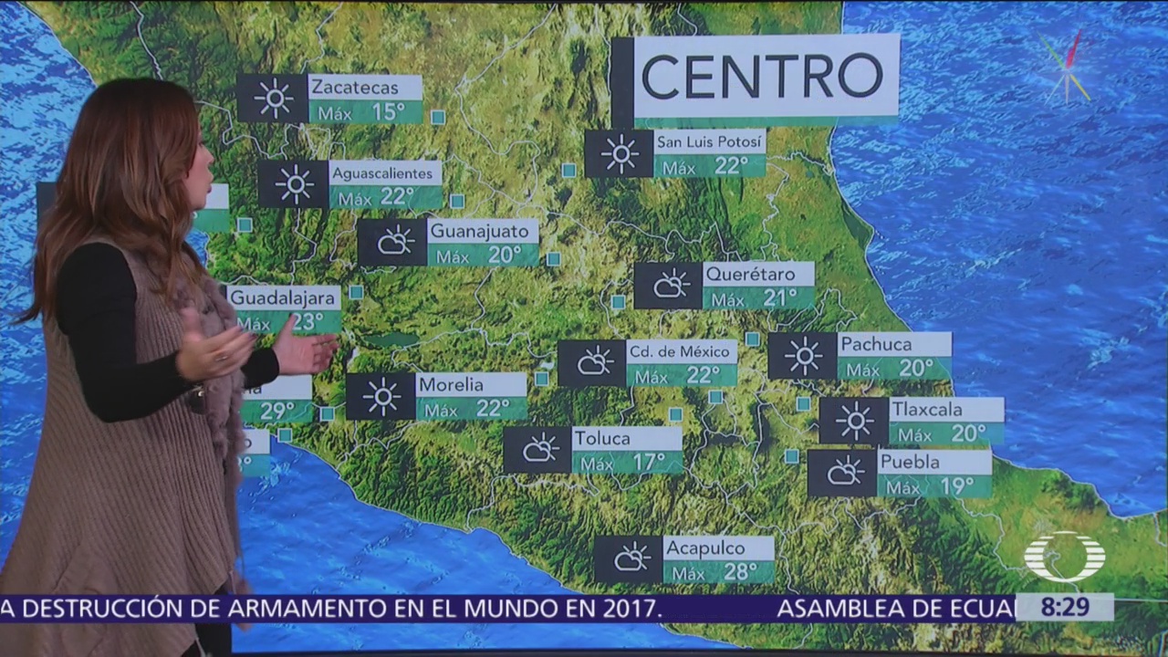 Clima Al Aire: Cielo despejado y sin lluvia en el Valle de México