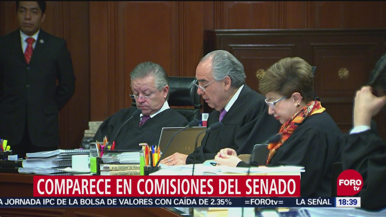 Comparece en comisiones del Senado Juan Luis González Alcántara