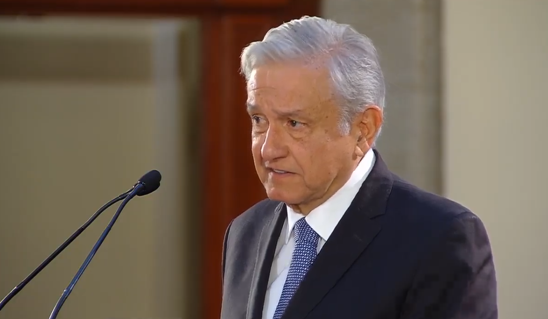Conferencia de prensa de López Obrador. (YouTube)