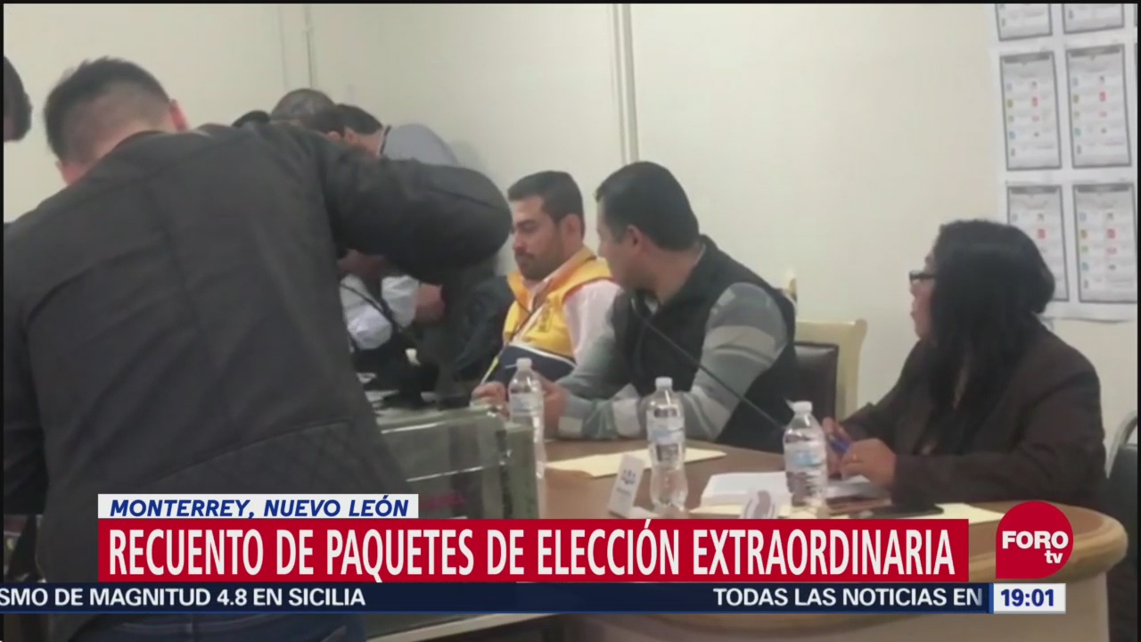 Contabilizan Paquetes Electorales Monterrey Nuevo León