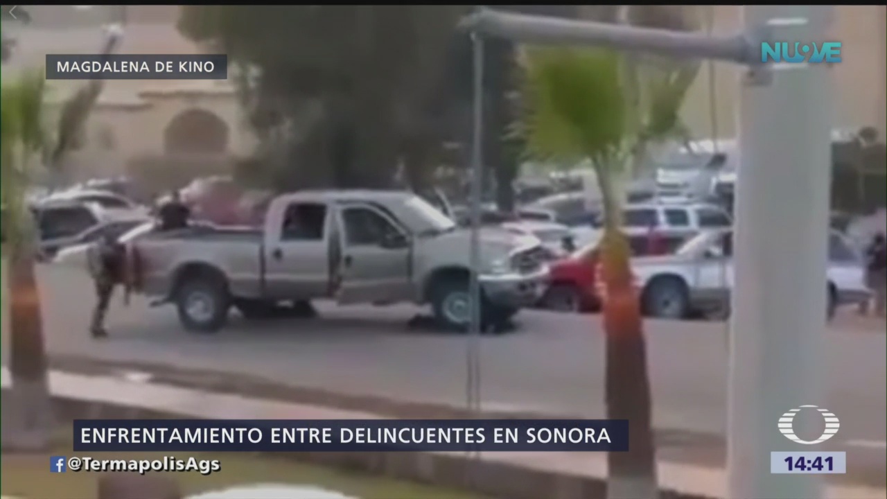 Criminales se enfrentan en municipio de Sonora
