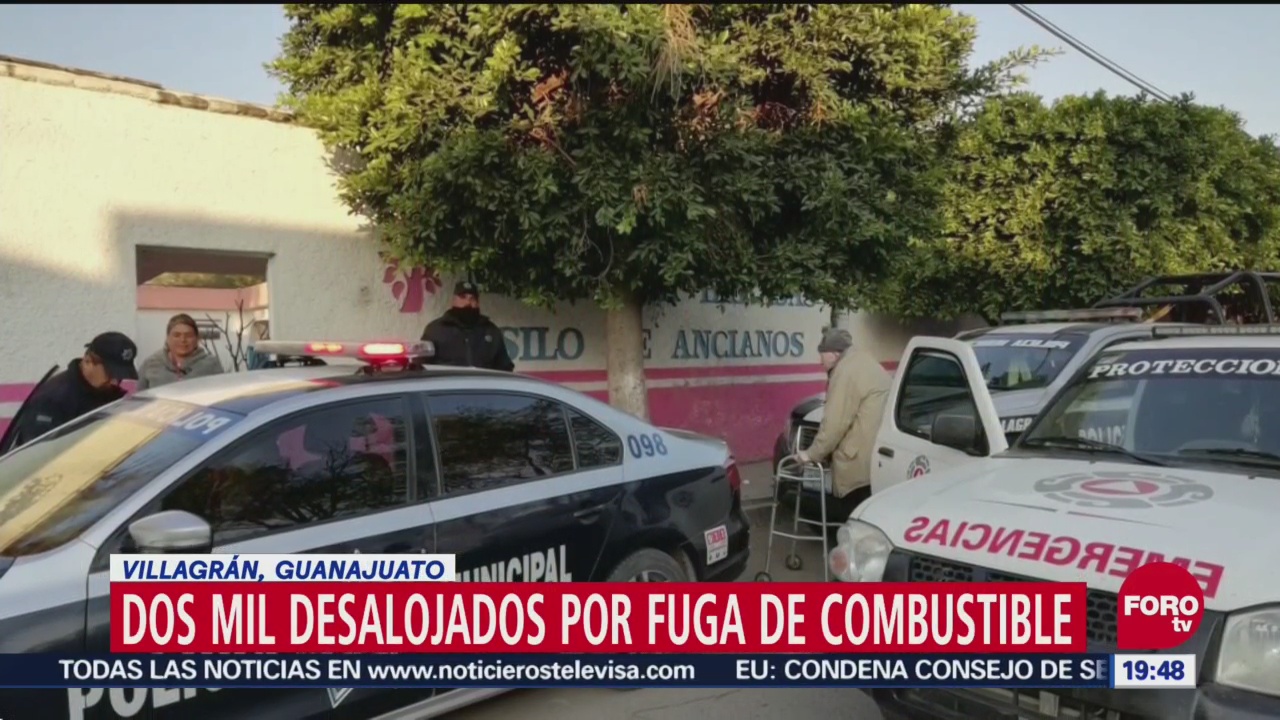 Desalojan Miles Personas Fuga Combustible Guanajuato