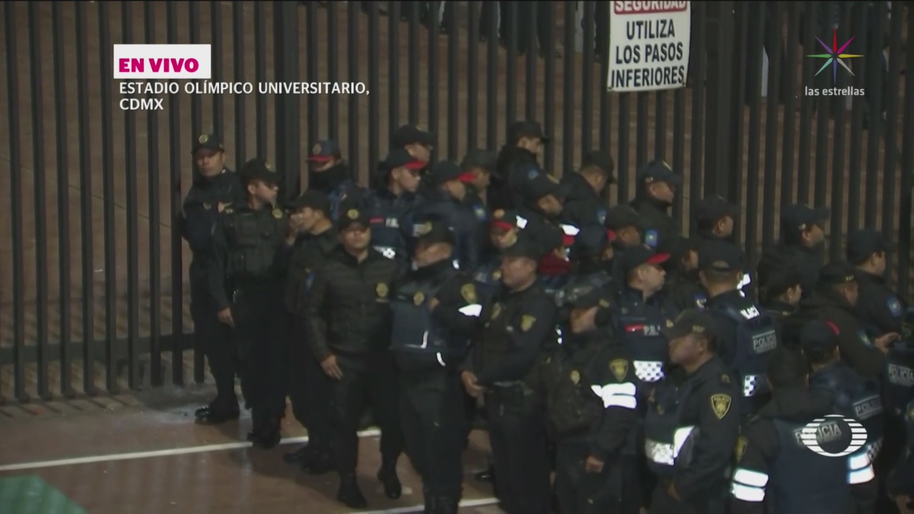 Despliegan Cinco Mil Elementos Policíacos Semifinal Futbol Mexicano