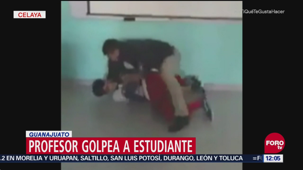 Discusión entre maestro y alumno en Celaya termina en pelea