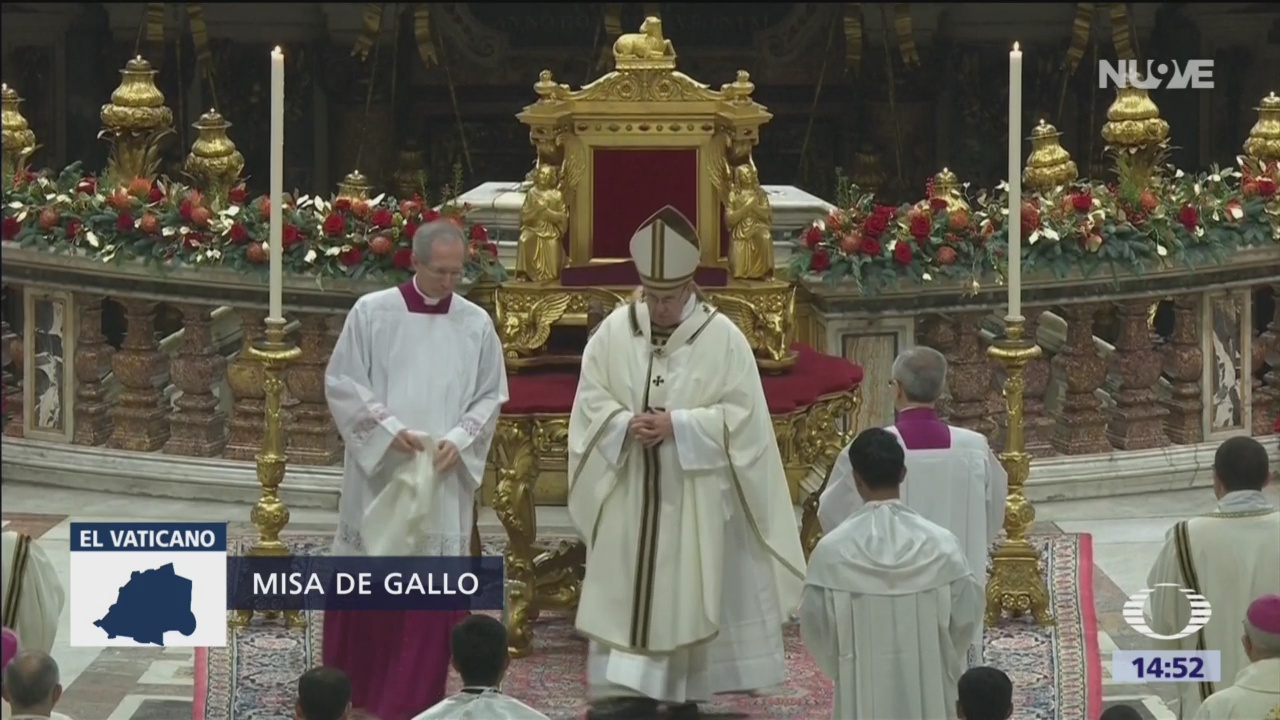 El papa preside la Misa de Gallo