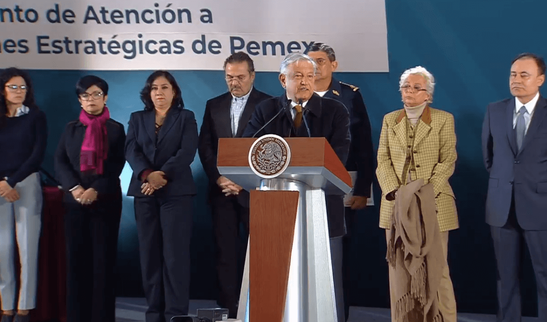 El presidente López Obrador en conferencia de prensa. (YouTube) 