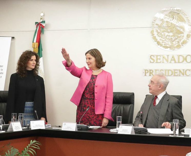 Martha Bárcena rinde protesta como embajadora de México en EU