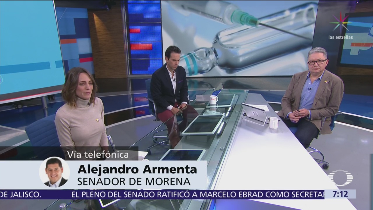 En Despierta, Alejandro Armenta, quien propone castración química a violadores