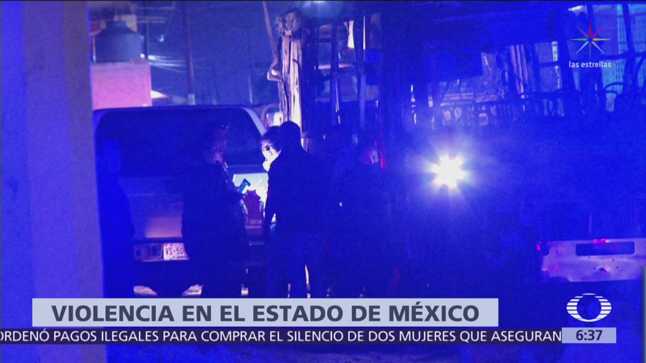Encuentran dos cuerpos calcinados dentro de camión en Ecatepec