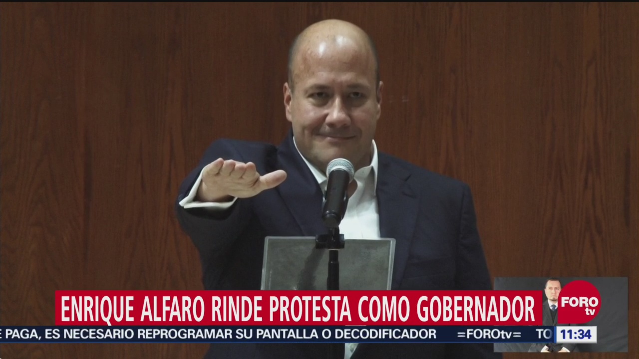 Enrique Alfaro Ramírez rinde protesta como gobernador de Jalisco