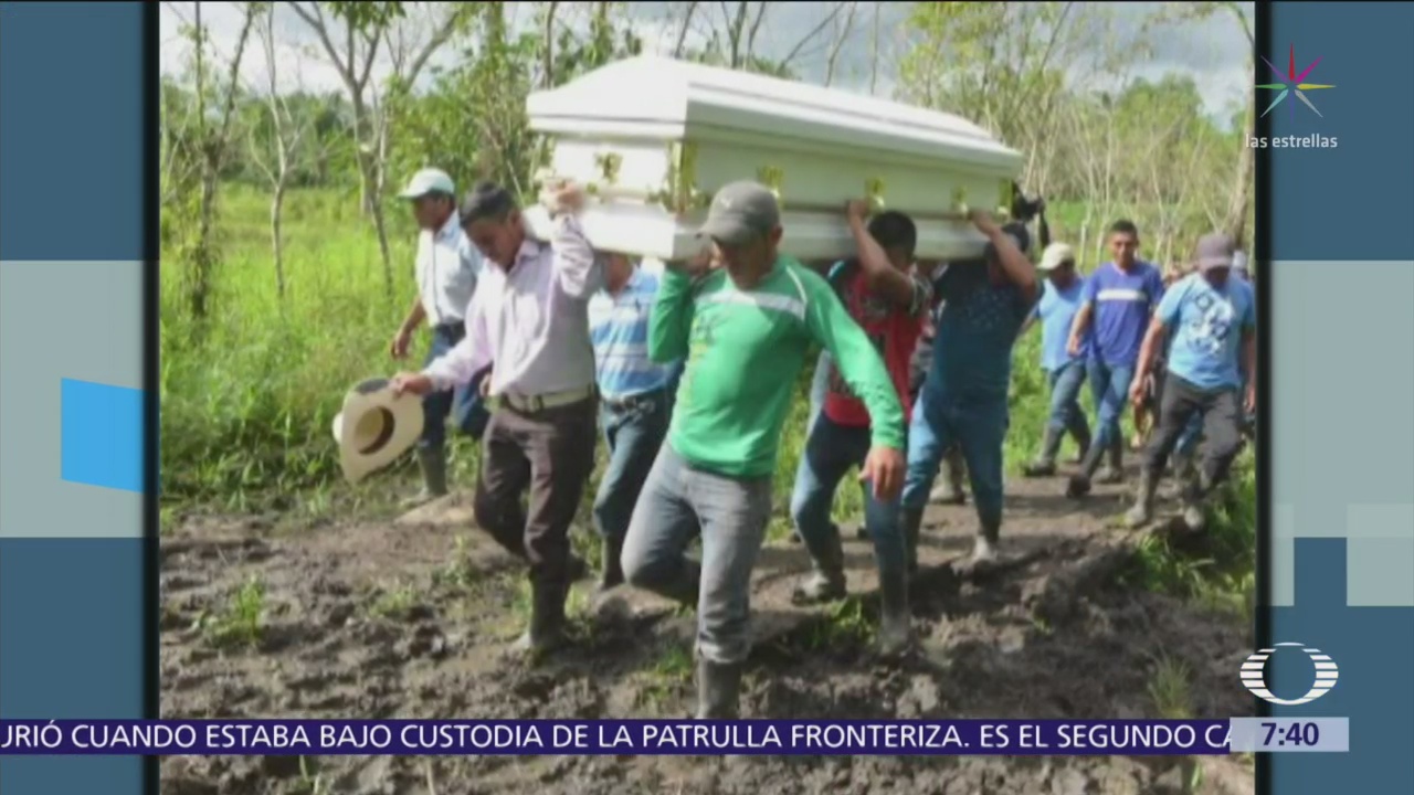 Entierran a niña guatemalteca que falleció en EU
