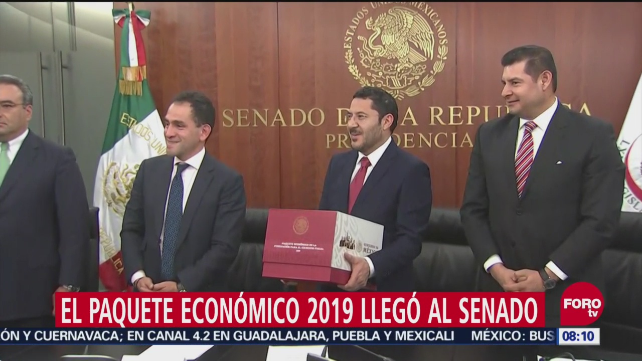 Entregan El Paquete Económico 2019 Al Senado, Entregan, Paquete Económico 2019, Senado De La República