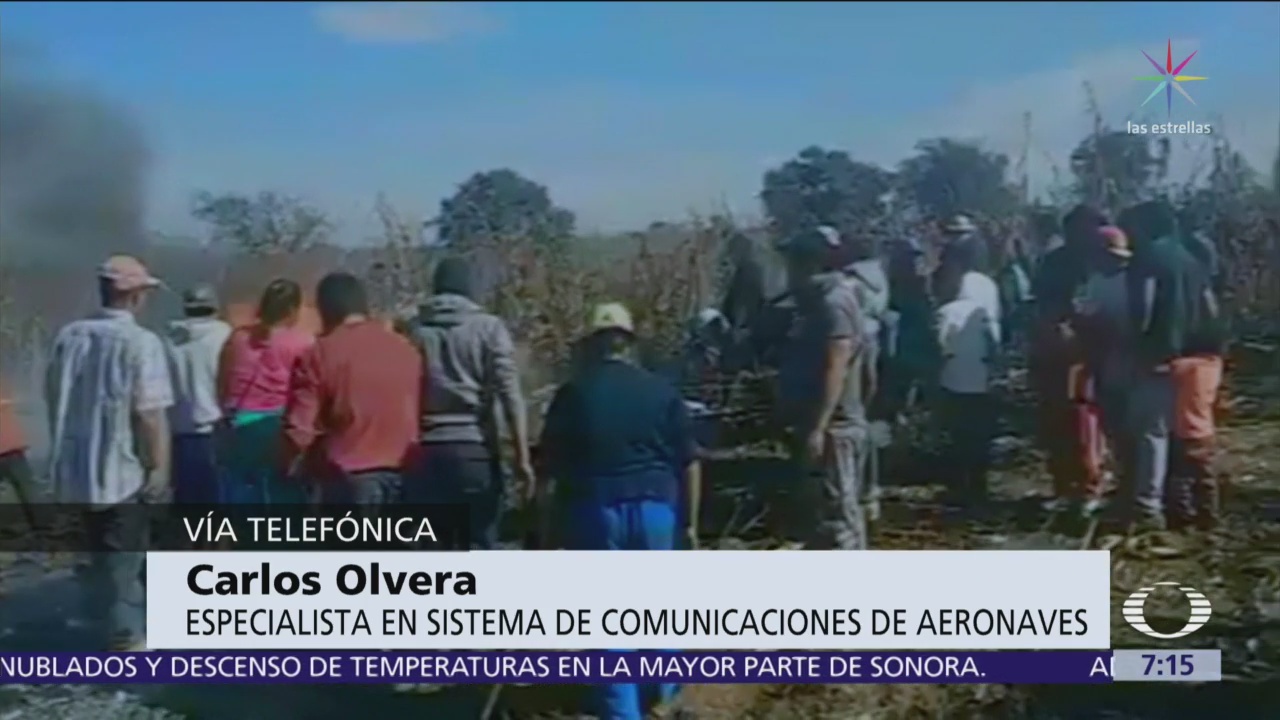 Es muy difícil conocer qué sucedió en accidente de aeronave en Puebla, dice especialista