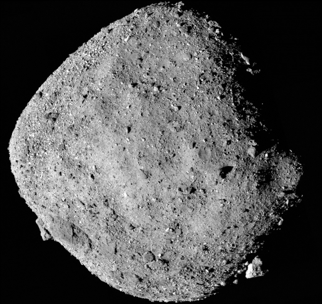 Nave de la NASA descubre agua en asteroide Bennu