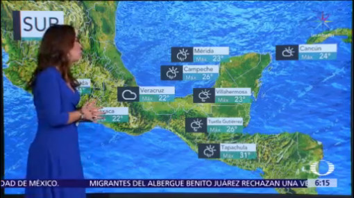 Frente frío 16 se extenderá sobre la Península de Yucatán