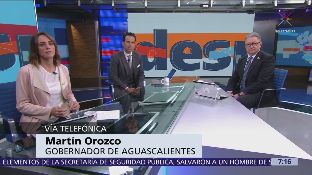 Gobernador de Aguascalientes: No se puede mezclar política con la seguridad publica