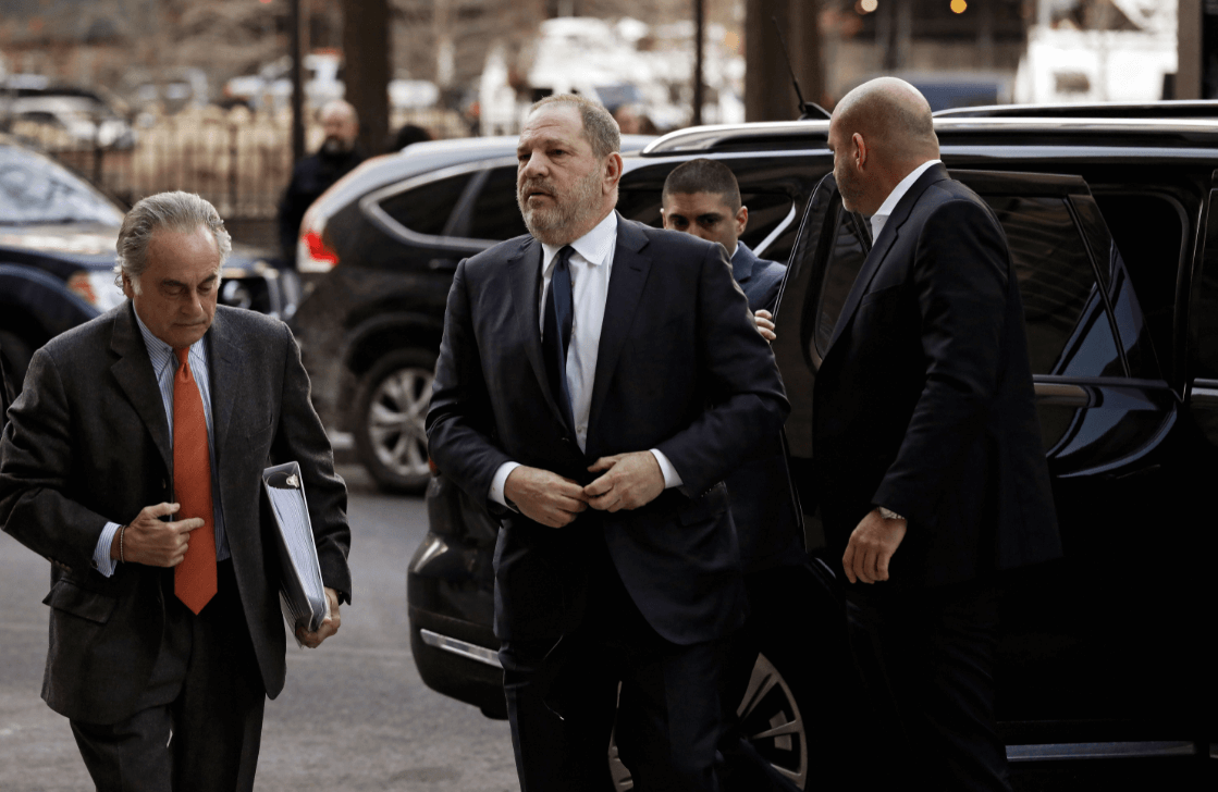 Harvey Weinstein llega a la corte. (EFE) 