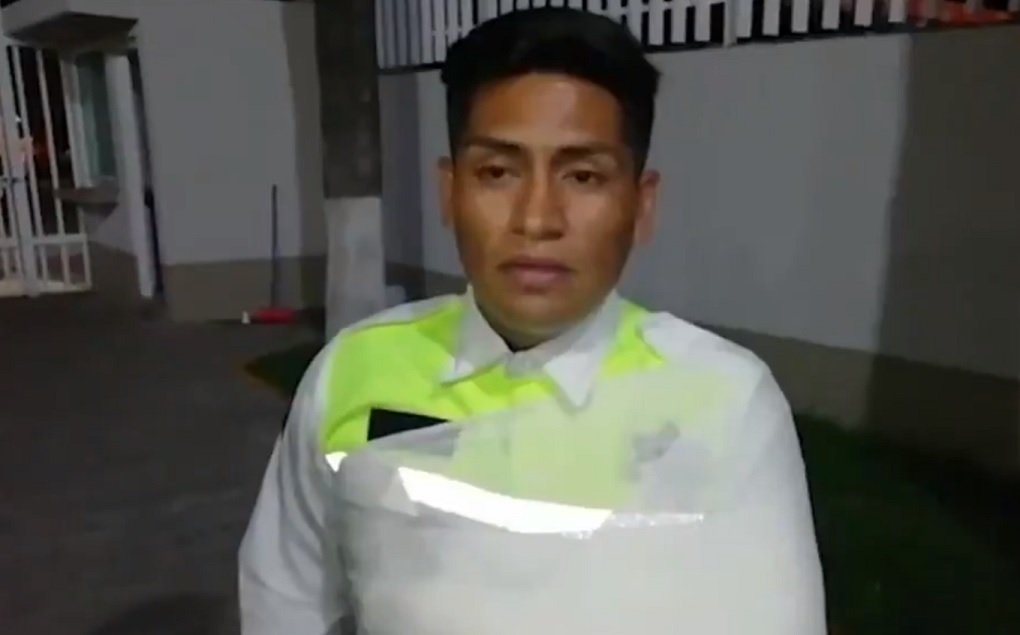 'Pensé que me iba a estampar', revela policía de Atizapán que se llevaron colgado en un cofre