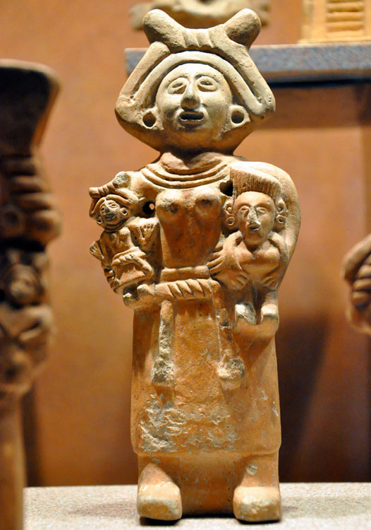 Imagen de la diosa Toci-Tonantzin en el Museo Nacional de Antropología, en a Ciudad de México (Archivo)