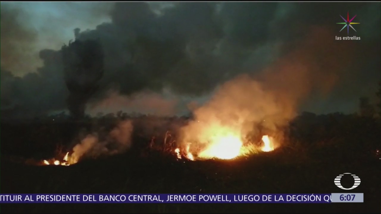Incendio en Parque Cuemanco provoca más contaminación en la CDMX