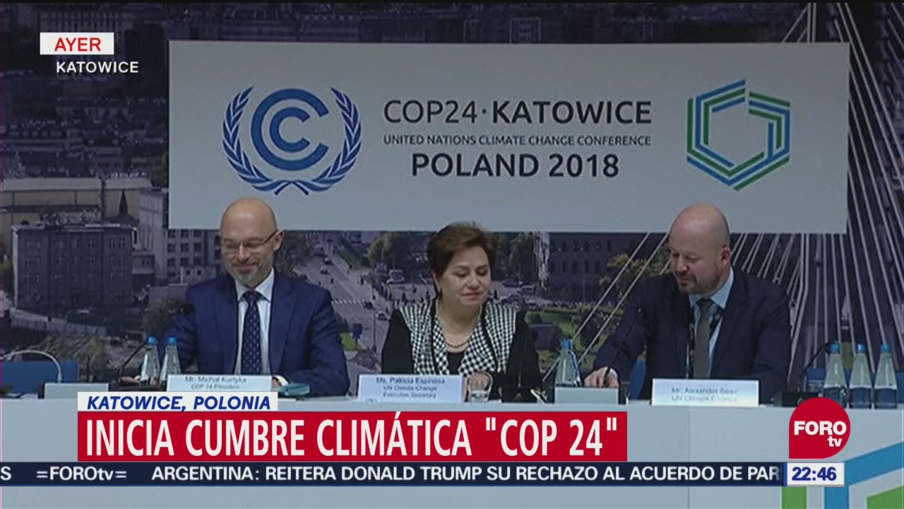 Inician conversaciones por cambio climático en Polonia