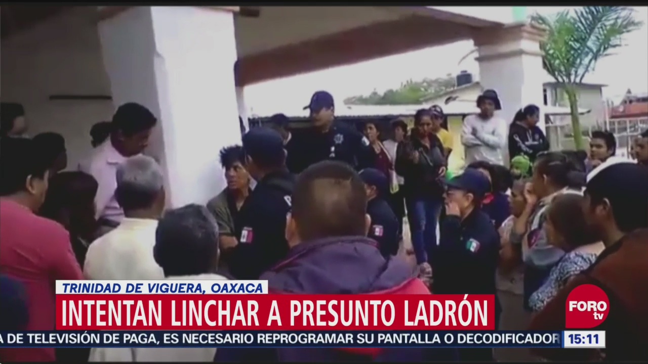 Intentan linchar a presunto ladrón en Oaxaca