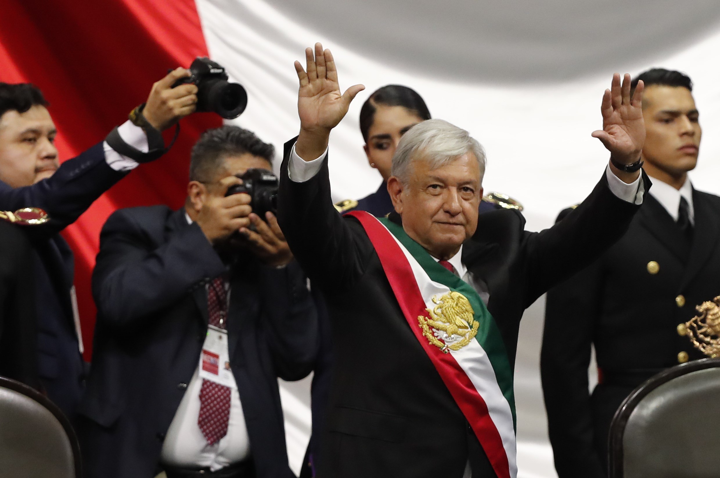La investidura de López Obrador en imágenes y videos