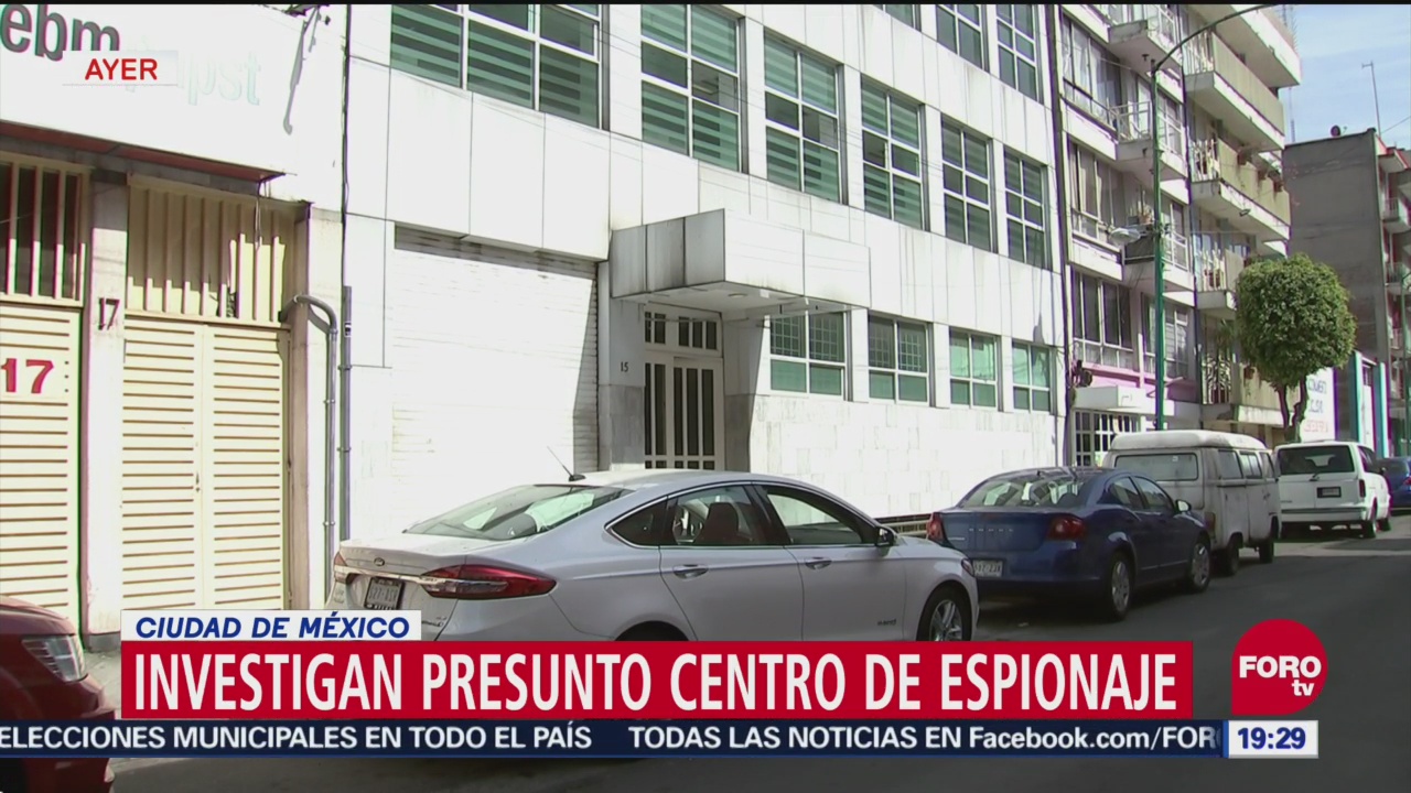 Investigan presunto centro de espionaje en Ciudad de México