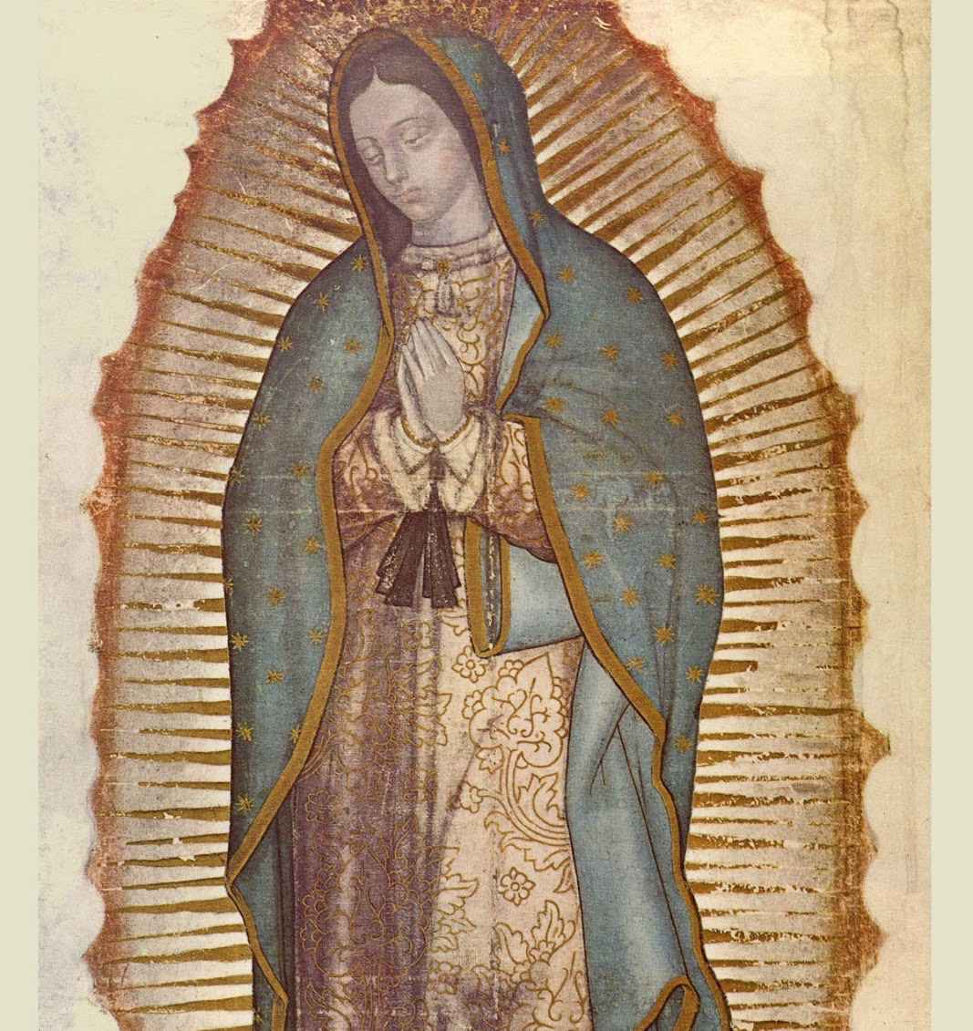 La cinta se encuentra bajo las manos orantes de la virgen; durante el siglo XV, la cinta a menudo representa que la mujer estaba embarazada (Archivo)