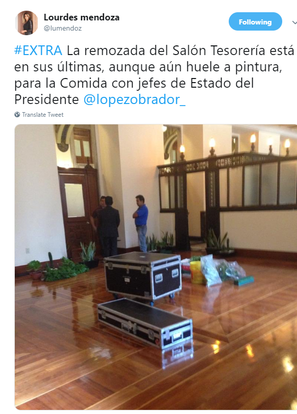 AMLO recibe a jefes de Estado en Palacio Nacional