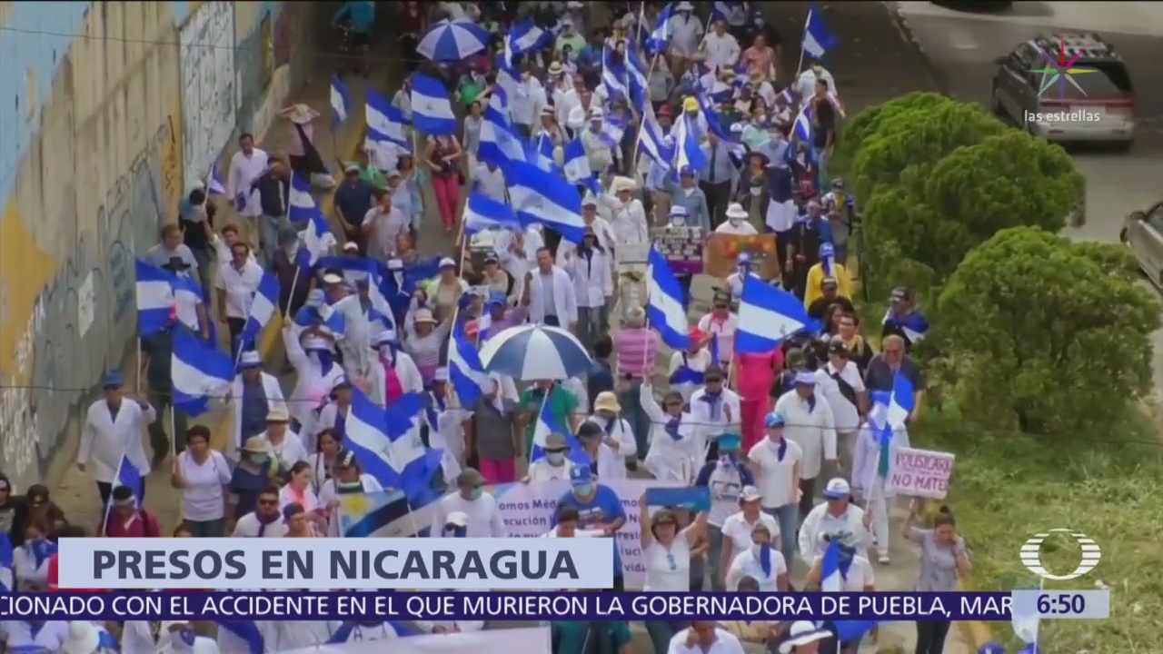 Más de 300 personas detenidas en Nicaragua