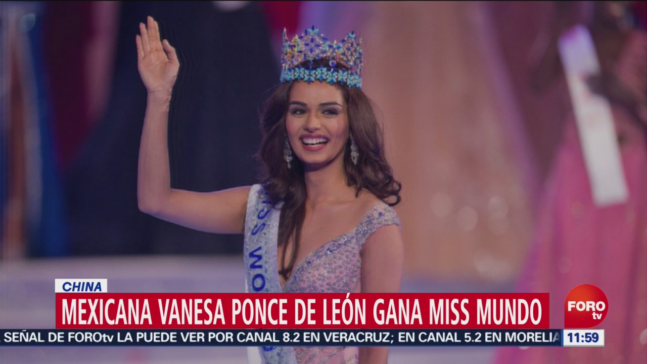 Mexicana Vanesa Ponce De León Gana Concurso Miss Mundo, Mexicana, Vanesa Ponce De León, Gana Concurso, Miss Mundo, 26 Años, China