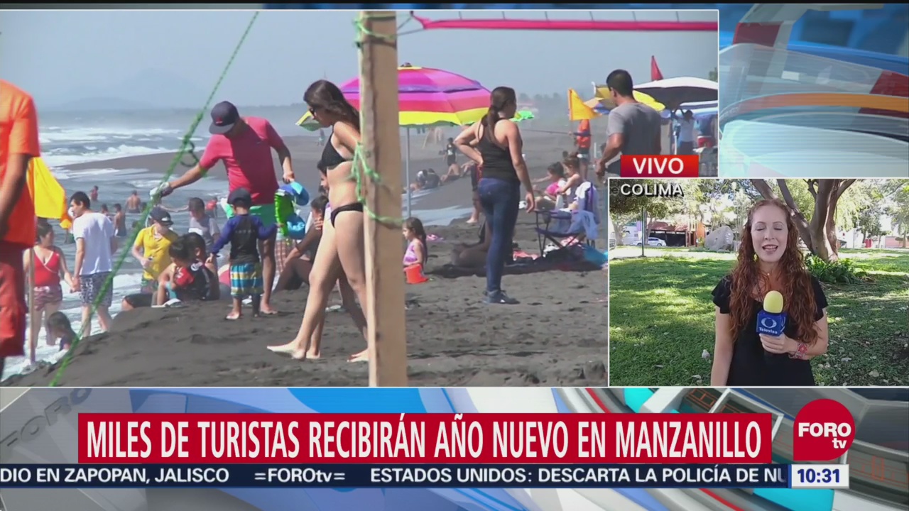 Miles de turistas recibirán el año nuevo en Manzanillo