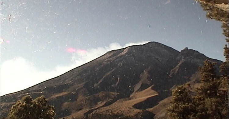 Volcán Popocatépetl registra 116 exhalaciones en 24 horas