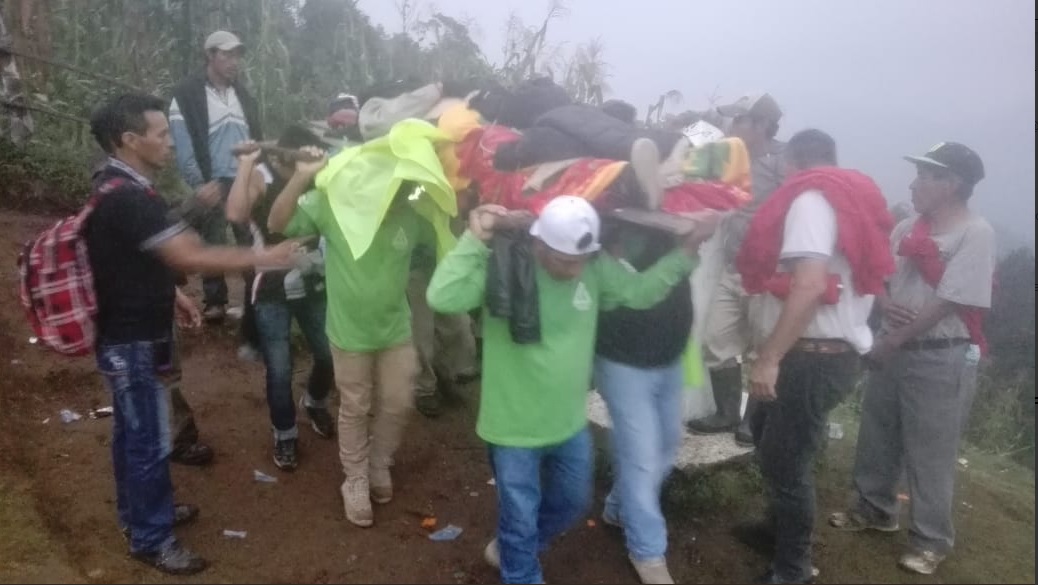 Rescatan a montañista accidentado en el Volcán Tacaná, Chiapas
