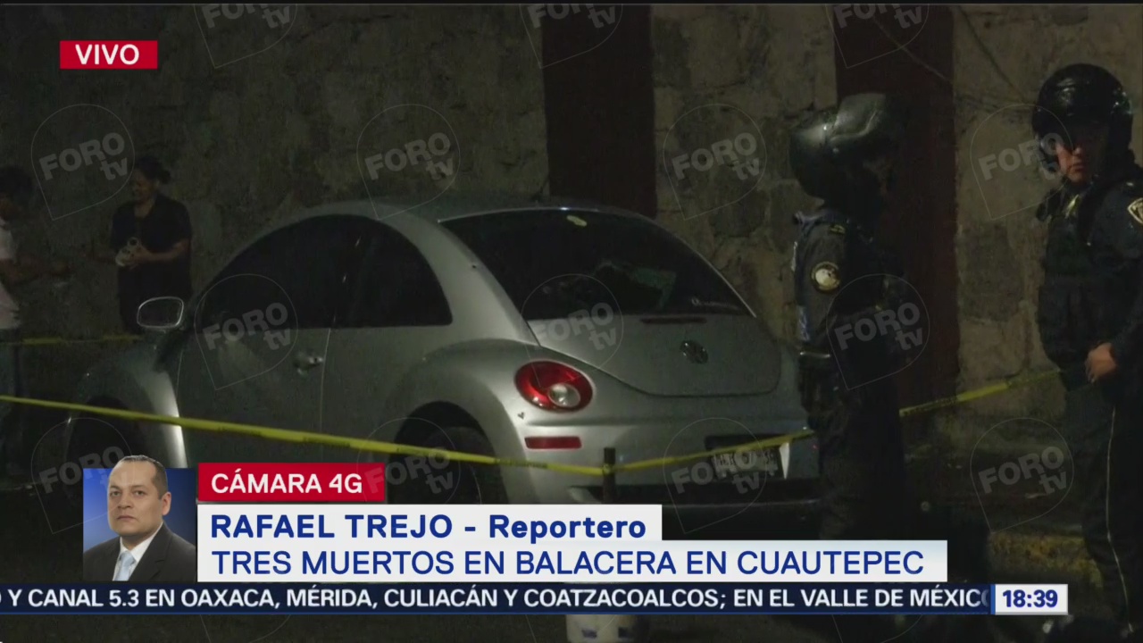 Movilización por homicidio de tres personas en Cuautepec