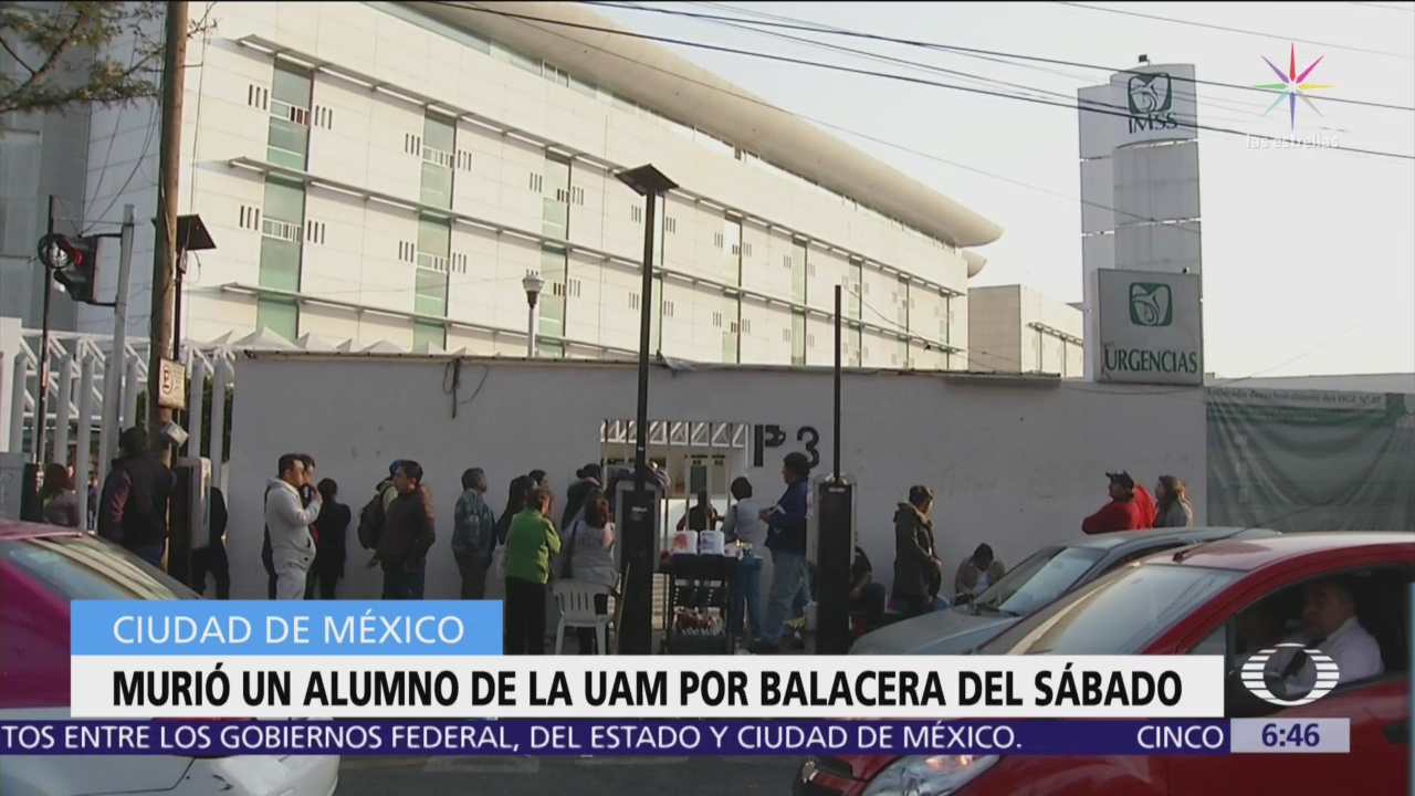 Muere estudiante de la UAM Xochimilco atacados a balazos