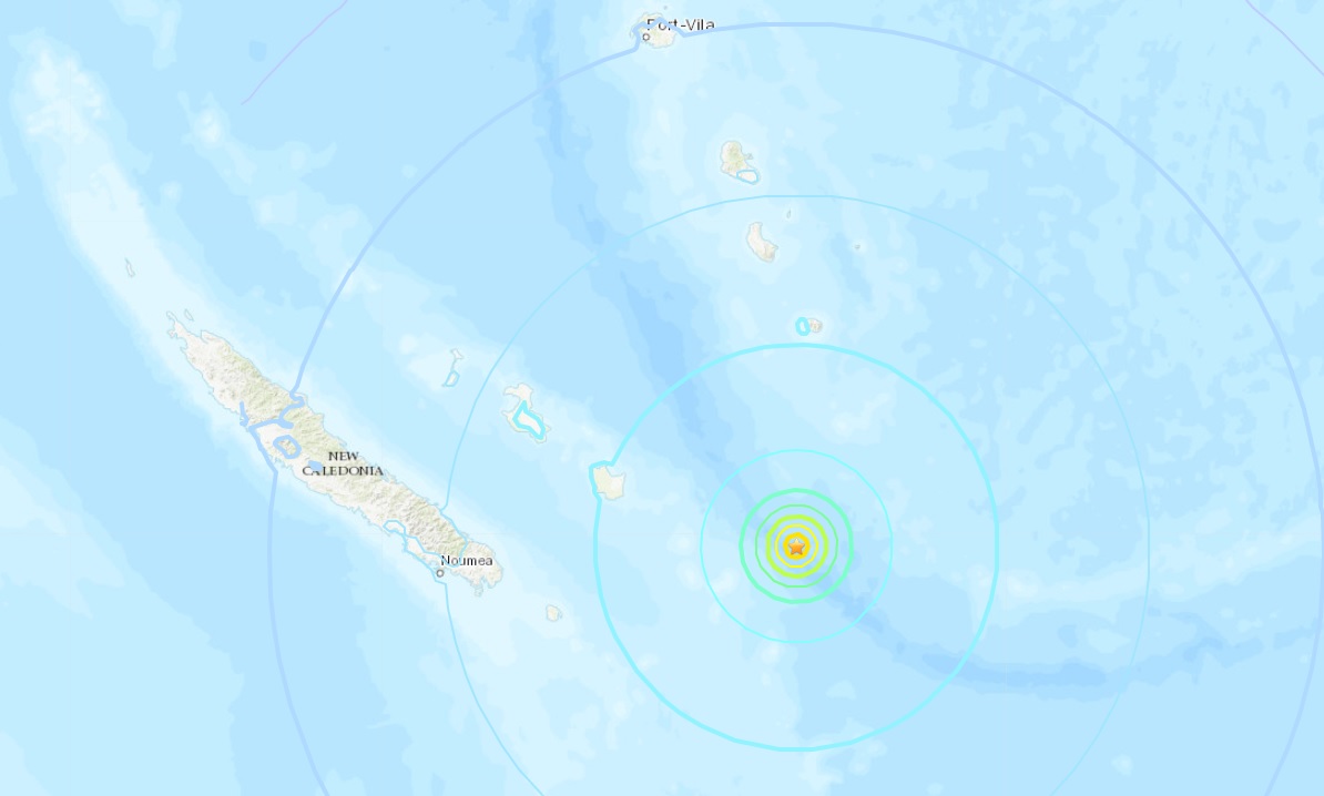 Nueva Caledonia registra nuevo sismo de 6.6 grados; levantan alerta de tsunami