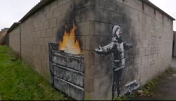 Banksy confirma autoría de grafitti en Port Talbot, Gales