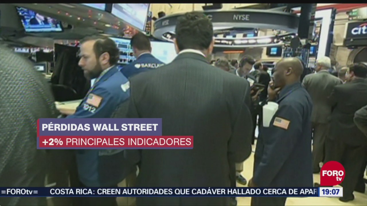 Wall Street Cierra Con Pérdidas La Jornada