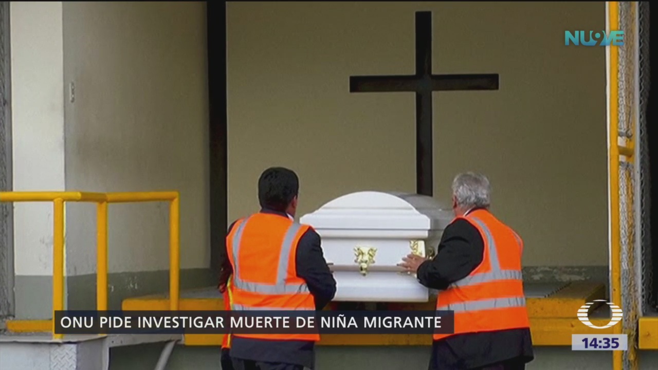 ONU pide a EU investigar muerte de niña guatemalteca