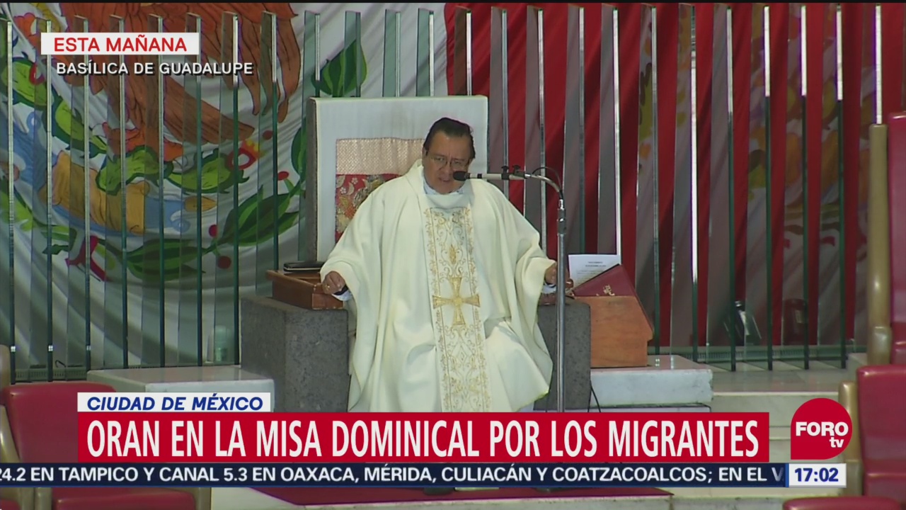 Oran Misa Dominical Migrantes Basílica De Guadalupe
