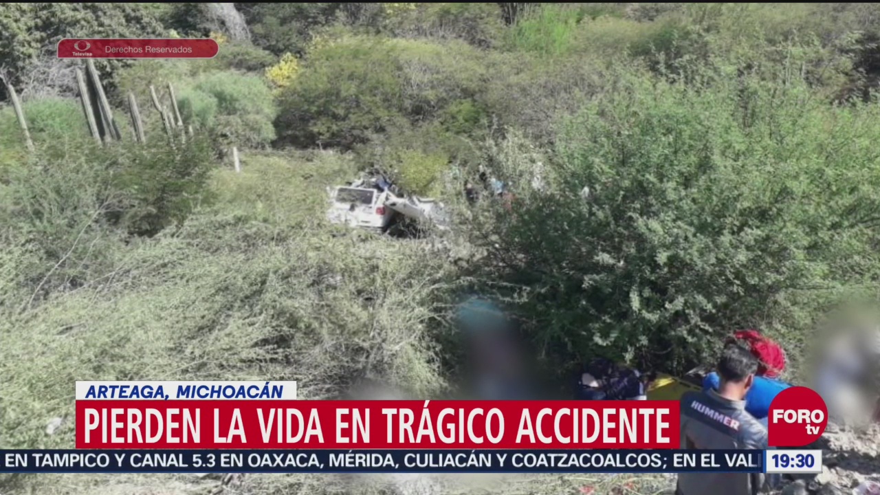 Pierden La Vida Trágico Accidente Artega Michoacán