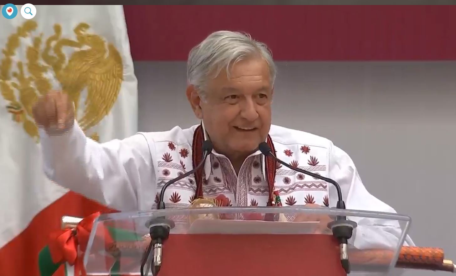 El presidente de México, Andrés Manuel López Obrador, presentó el Programa Nacional de los Pueblos Indígenas. (Noticieros Televisa)